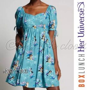 Her Universe BoxLunch Disney Aladdin Princess Jasmine & Rajah Dress Sz Medium